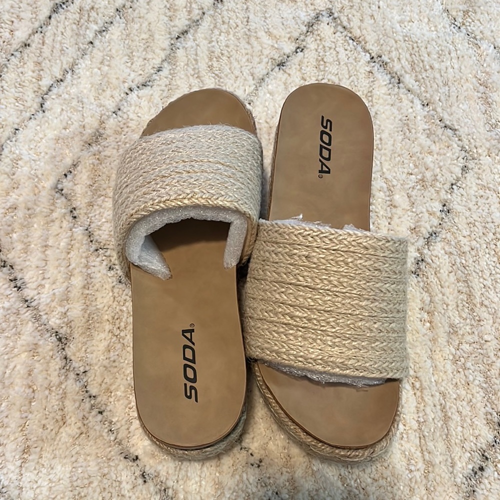 SODA platform sandals